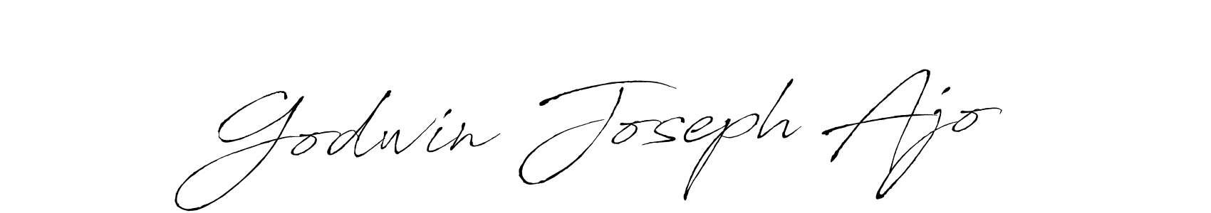 Antro_Vectra is a professional signature style that is perfect for those who want to add a touch of class to their signature. It is also a great choice for those who want to make their signature more unique. Get Godwin Joseph Ajo name to fancy signature for free. Godwin Joseph Ajo signature style 6 images and pictures png