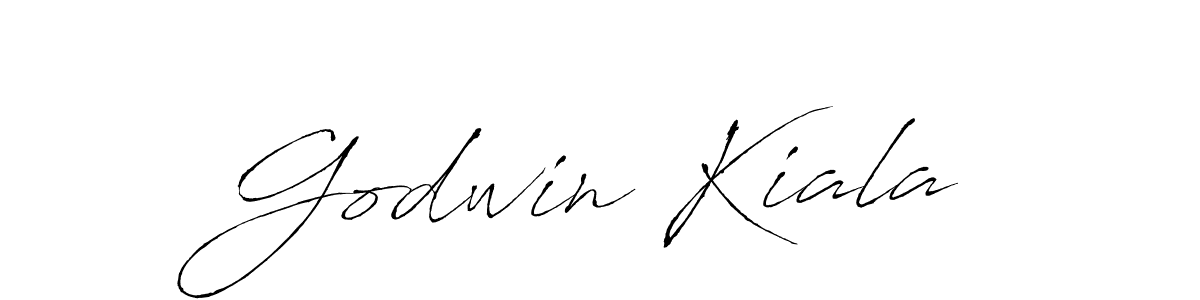 This is the best signature style for the Godwin Kiala name. Also you like these signature font (Antro_Vectra). Mix name signature. Godwin Kiala signature style 6 images and pictures png