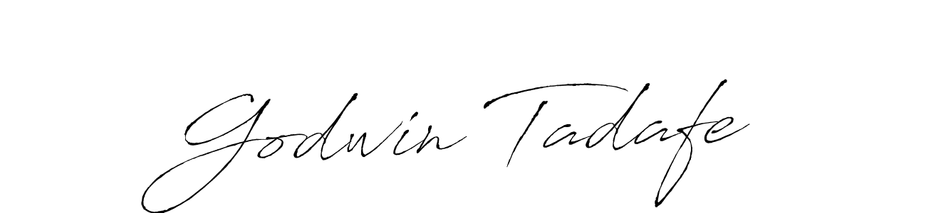 You should practise on your own different ways (Antro_Vectra) to write your name (Godwin Tadafe) in signature. don't let someone else do it for you. Godwin Tadafe signature style 6 images and pictures png