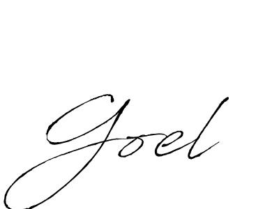 Also we have Goel name is the best signature style. Create professional handwritten signature collection using Antro_Vectra autograph style. Goel signature style 6 images and pictures png