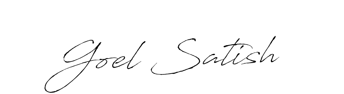 You should practise on your own different ways (Antro_Vectra) to write your name (Goel Satish) in signature. don't let someone else do it for you. Goel Satish signature style 6 images and pictures png