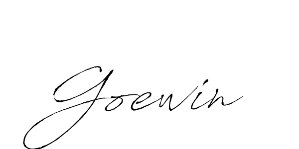 How to make Goewin name signature. Use Antro_Vectra style for creating short signs online. This is the latest handwritten sign. Goewin signature style 6 images and pictures png