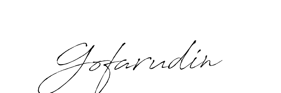 You should practise on your own different ways (Antro_Vectra) to write your name (Gofarudin) in signature. don't let someone else do it for you. Gofarudin signature style 6 images and pictures png