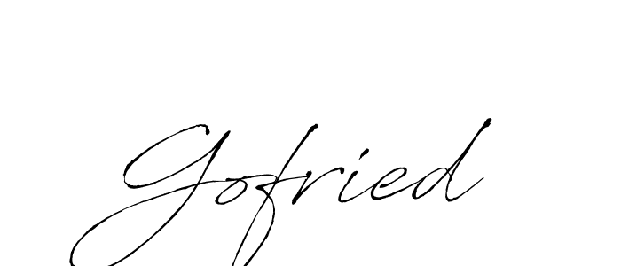How to make Gofried name signature. Use Antro_Vectra style for creating short signs online. This is the latest handwritten sign. Gofried signature style 6 images and pictures png