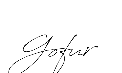 Once you've used our free online signature maker to create your best signature Antro_Vectra style, it's time to enjoy all of the benefits that Gofur name signing documents. Gofur signature style 6 images and pictures png