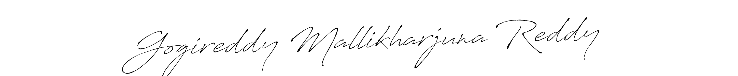 How to make Gogireddy Mallikharjuna Reddy signature? Antro_Vectra is a professional autograph style. Create handwritten signature for Gogireddy Mallikharjuna Reddy name. Gogireddy Mallikharjuna Reddy signature style 6 images and pictures png