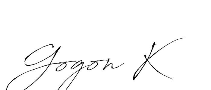 You can use this online signature creator to create a handwritten signature for the name Gogon K. This is the best online autograph maker. Gogon K signature style 6 images and pictures png