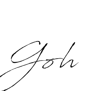 How to make Goh name signature. Use Antro_Vectra style for creating short signs online. This is the latest handwritten sign. Goh signature style 6 images and pictures png