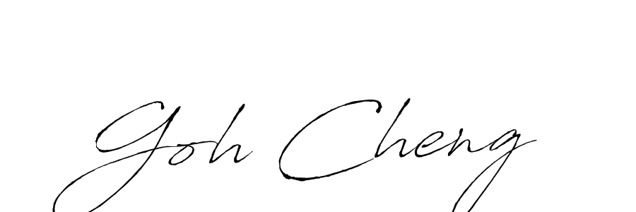 Create a beautiful signature design for name Goh Cheng. With this signature (Antro_Vectra) fonts, you can make a handwritten signature for free. Goh Cheng signature style 6 images and pictures png