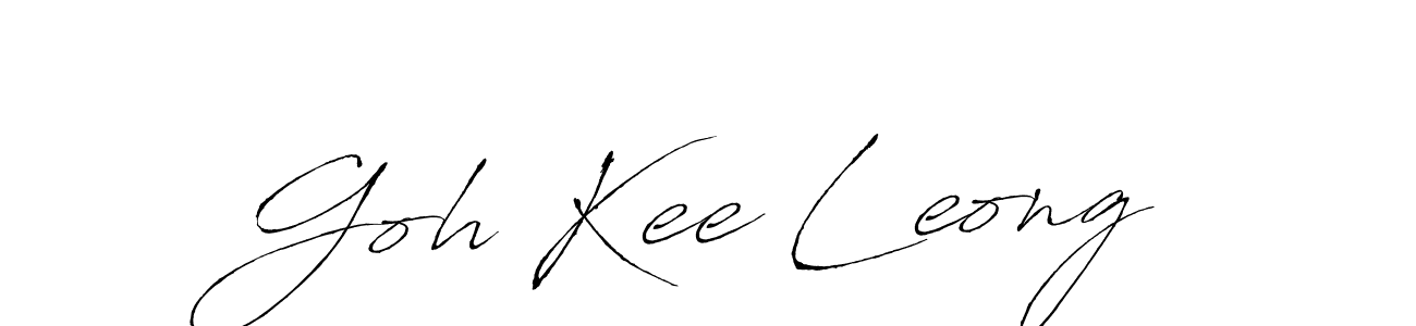 You should practise on your own different ways (Antro_Vectra) to write your name (Goh Kee Leong) in signature. don't let someone else do it for you. Goh Kee Leong signature style 6 images and pictures png