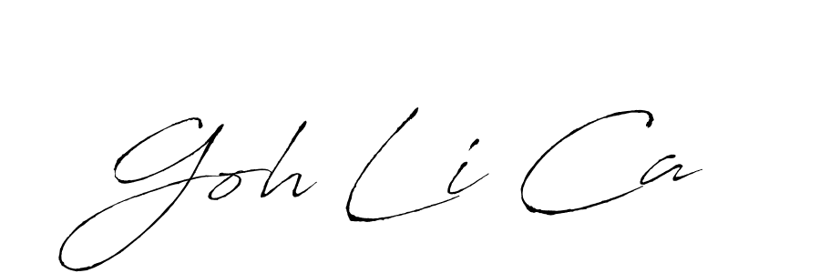 You should practise on your own different ways (Antro_Vectra) to write your name (Goh Li Ca) in signature. don't let someone else do it for you. Goh Li Ca signature style 6 images and pictures png