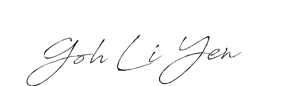 This is the best signature style for the Goh Li Yen name. Also you like these signature font (Antro_Vectra). Mix name signature. Goh Li Yen signature style 6 images and pictures png