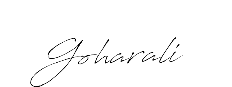 How to Draw Goharali signature style? Antro_Vectra is a latest design signature styles for name Goharali. Goharali signature style 6 images and pictures png