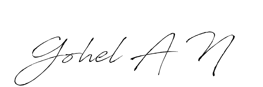 Similarly Antro_Vectra is the best handwritten signature design. Signature creator online .You can use it as an online autograph creator for name Gohel A N. Gohel A N signature style 6 images and pictures png