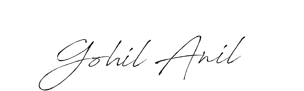 Make a beautiful signature design for name Gohil Anil. Use this online signature maker to create a handwritten signature for free. Gohil Anil signature style 6 images and pictures png