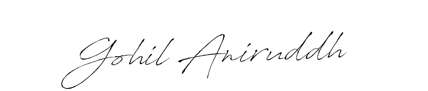 How to Draw Gohil Aniruddh signature style? Antro_Vectra is a latest design signature styles for name Gohil Aniruddh. Gohil Aniruddh signature style 6 images and pictures png