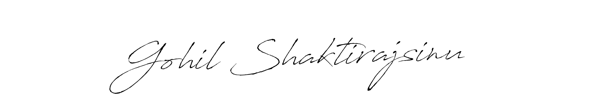 Also You can easily find your signature by using the search form. We will create Gohil Shaktirajsinu name handwritten signature images for you free of cost using Antro_Vectra sign style. Gohil Shaktirajsinu signature style 6 images and pictures png