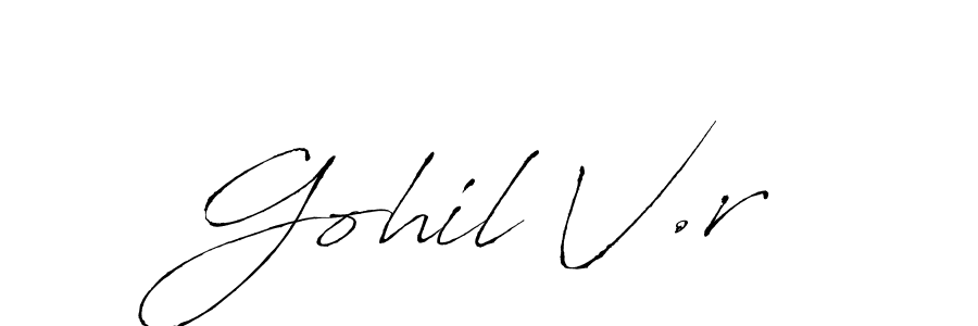 Here are the top 10 professional signature styles for the name Gohil V.r. These are the best autograph styles you can use for your name. Gohil V.r signature style 6 images and pictures png