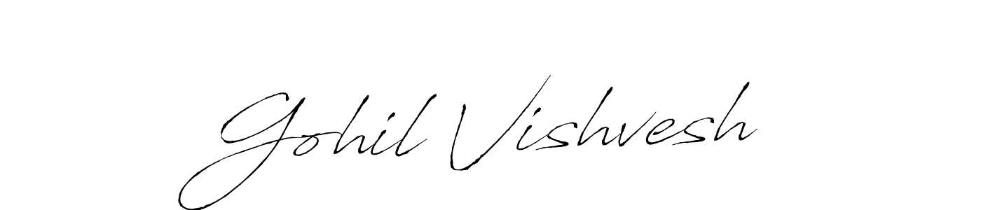 You should practise on your own different ways (Antro_Vectra) to write your name (Gohil Vishvesh) in signature. don't let someone else do it for you. Gohil Vishvesh signature style 6 images and pictures png