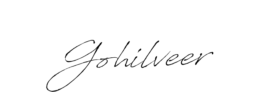 Once you've used our free online signature maker to create your best signature Antro_Vectra style, it's time to enjoy all of the benefits that Gohilveer name signing documents. Gohilveer signature style 6 images and pictures png