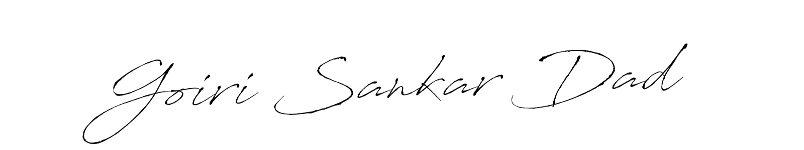 Goiri Sankar Dad stylish signature style. Best Handwritten Sign (Antro_Vectra) for my name. Handwritten Signature Collection Ideas for my name Goiri Sankar Dad. Goiri Sankar Dad signature style 6 images and pictures png