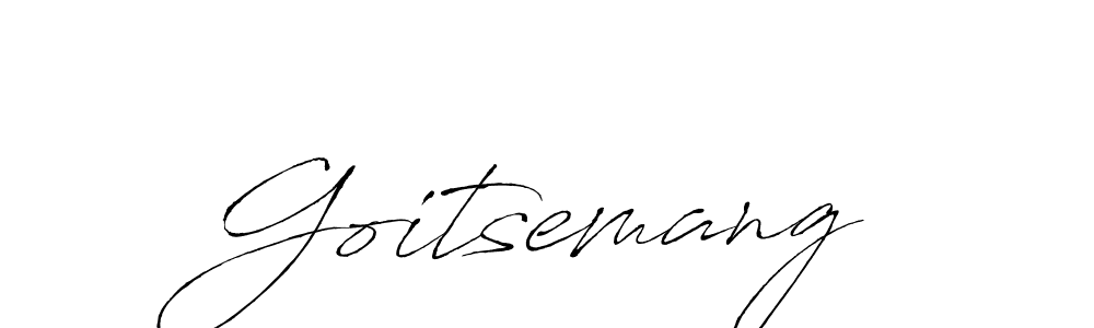 This is the best signature style for the Goitsemang name. Also you like these signature font (Antro_Vectra). Mix name signature. Goitsemang signature style 6 images and pictures png