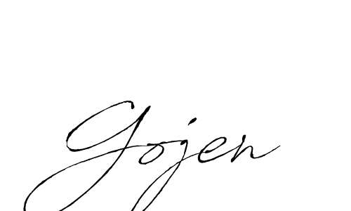 You should practise on your own different ways (Antro_Vectra) to write your name (Gojen) in signature. don't let someone else do it for you. Gojen signature style 6 images and pictures png