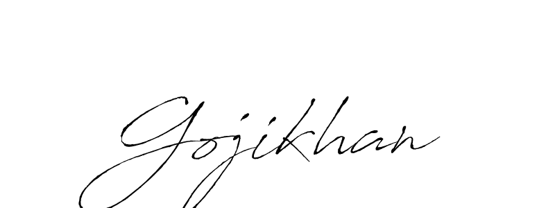 The best way (Antro_Vectra) to make a short signature is to pick only two or three words in your name. The name Gojikhan include a total of six letters. For converting this name. Gojikhan signature style 6 images and pictures png