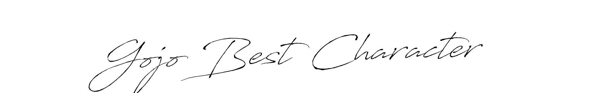 Use a signature maker to create a handwritten signature online. With this signature software, you can design (Antro_Vectra) your own signature for name Gojo Best Character. Gojo Best Character signature style 6 images and pictures png