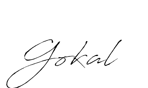 How to Draw Gokal signature style? Antro_Vectra is a latest design signature styles for name Gokal. Gokal signature style 6 images and pictures png