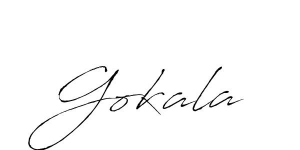 The best way (Antro_Vectra) to make a short signature is to pick only two or three words in your name. The name Gokala include a total of six letters. For converting this name. Gokala signature style 6 images and pictures png