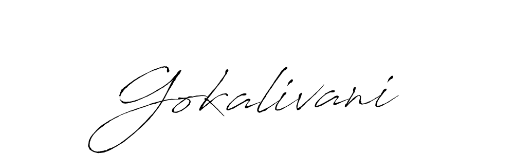 Once you've used our free online signature maker to create your best signature Antro_Vectra style, it's time to enjoy all of the benefits that Gokalivani name signing documents. Gokalivani signature style 6 images and pictures png