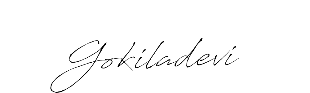 Make a short Gokiladevi signature style. Manage your documents anywhere anytime using Antro_Vectra. Create and add eSignatures, submit forms, share and send files easily. Gokiladevi signature style 6 images and pictures png