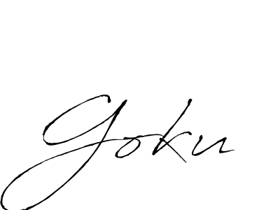 Also we have Goku name is the best signature style. Create professional handwritten signature collection using Antro_Vectra autograph style. Goku signature style 6 images and pictures png