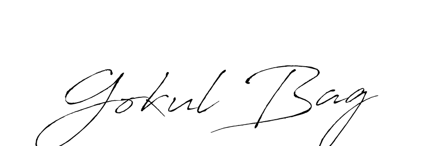 You should practise on your own different ways (Antro_Vectra) to write your name (Gokul Bag) in signature. don't let someone else do it for you. Gokul Bag signature style 6 images and pictures png