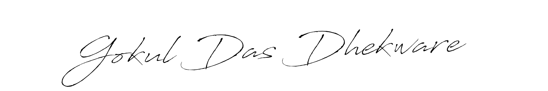 Also You can easily find your signature by using the search form. We will create Gokul Das Dhekware name handwritten signature images for you free of cost using Antro_Vectra sign style. Gokul Das Dhekware signature style 6 images and pictures png