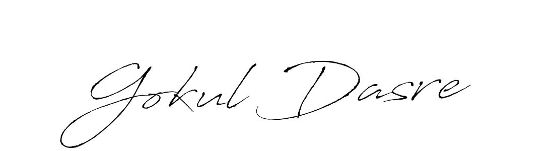 Create a beautiful signature design for name Gokul Dasre. With this signature (Antro_Vectra) fonts, you can make a handwritten signature for free. Gokul Dasre signature style 6 images and pictures png