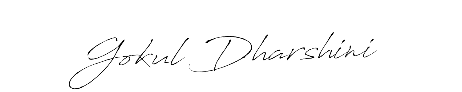 Also we have Gokul Dharshini name is the best signature style. Create professional handwritten signature collection using Antro_Vectra autograph style. Gokul Dharshini signature style 6 images and pictures png