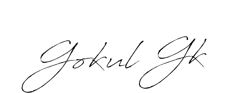 You should practise on your own different ways (Antro_Vectra) to write your name (Gokul Gk) in signature. don't let someone else do it for you. Gokul Gk signature style 6 images and pictures png