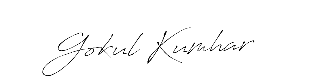 Use a signature maker to create a handwritten signature online. With this signature software, you can design (Antro_Vectra) your own signature for name Gokul Kumhar. Gokul Kumhar signature style 6 images and pictures png