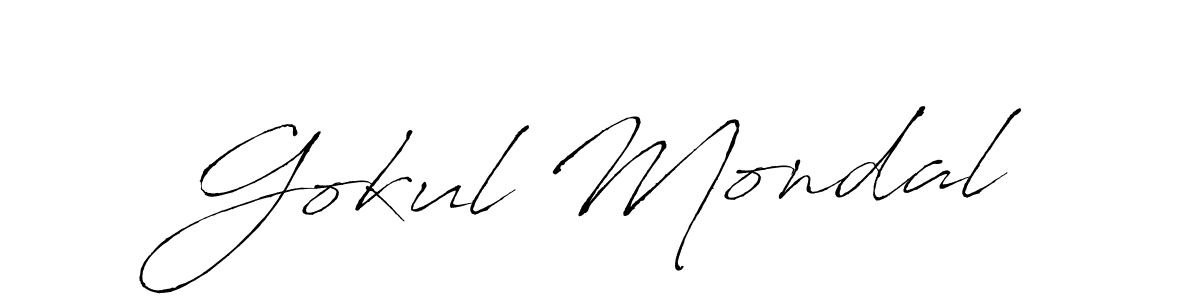 How to Draw Gokul Mondal signature style? Antro_Vectra is a latest design signature styles for name Gokul Mondal. Gokul Mondal signature style 6 images and pictures png