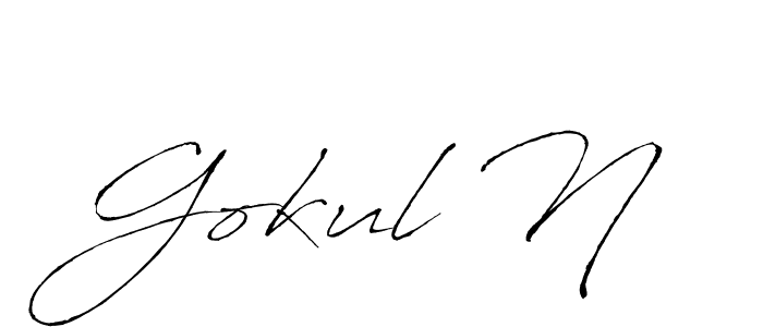 You should practise on your own different ways (Antro_Vectra) to write your name (Gokul N) in signature. don't let someone else do it for you. Gokul N signature style 6 images and pictures png