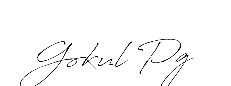 Also You can easily find your signature by using the search form. We will create Gokul Pg name handwritten signature images for you free of cost using Antro_Vectra sign style. Gokul Pg signature style 6 images and pictures png
