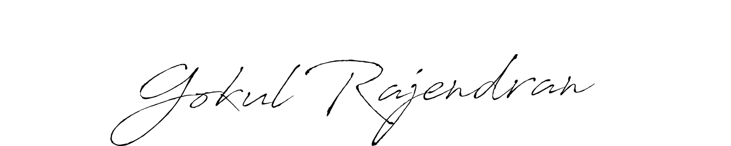 Antro_Vectra is a professional signature style that is perfect for those who want to add a touch of class to their signature. It is also a great choice for those who want to make their signature more unique. Get Gokul Rajendran name to fancy signature for free. Gokul Rajendran signature style 6 images and pictures png
