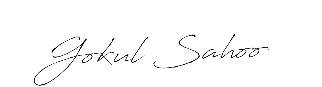 How to Draw Gokul Sahoo signature style? Antro_Vectra is a latest design signature styles for name Gokul Sahoo. Gokul Sahoo signature style 6 images and pictures png