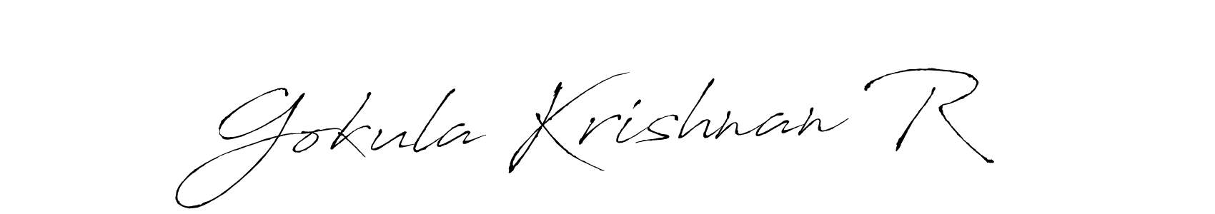 Also You can easily find your signature by using the search form. We will create Gokula Krishnan R name handwritten signature images for you free of cost using Antro_Vectra sign style. Gokula Krishnan R signature style 6 images and pictures png