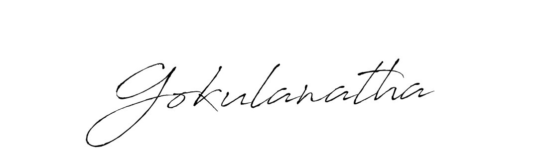Once you've used our free online signature maker to create your best signature Antro_Vectra style, it's time to enjoy all of the benefits that Gokulanatha name signing documents. Gokulanatha signature style 6 images and pictures png