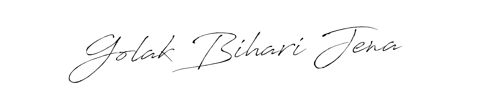 Antro_Vectra is a professional signature style that is perfect for those who want to add a touch of class to their signature. It is also a great choice for those who want to make their signature more unique. Get Golak Bihari Jena name to fancy signature for free. Golak Bihari Jena signature style 6 images and pictures png