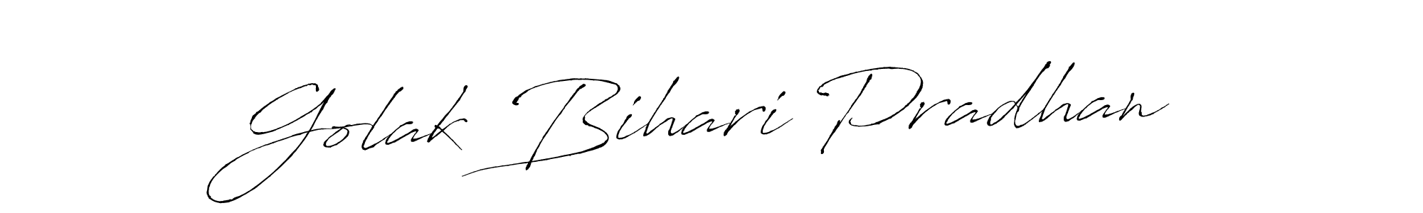 Also we have Golak Bihari Pradhan name is the best signature style. Create professional handwritten signature collection using Antro_Vectra autograph style. Golak Bihari Pradhan signature style 6 images and pictures png