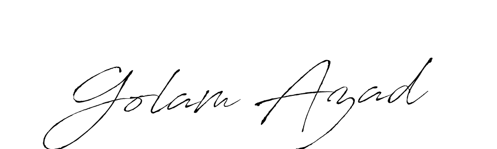 Antro_Vectra is a professional signature style that is perfect for those who want to add a touch of class to their signature. It is also a great choice for those who want to make their signature more unique. Get Golam Azad name to fancy signature for free. Golam Azad signature style 6 images and pictures png